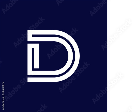 Professional D Letter Logo design template