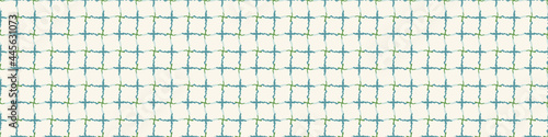Summer tropical geometric seamless border pattern. Bright retro geo banner edge. Fun gender neutral gift wrap masking taper decor washi ribbon trim in vector.
