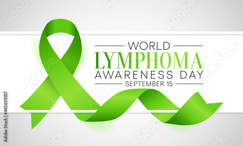 World Lymphoma awareness day is observed every year on September 15, it is a cancer of the lymphatic system, which is part of the body's germ fighting network. Vector illustration