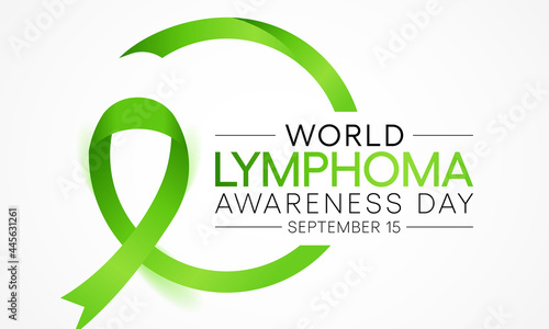 World Lymphoma awareness day is observed every year on September 15, it is a cancer of the lymphatic system, which is part of the body's germ fighting network. Vector illustration