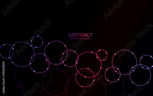 Abstract technology background with light effect.
