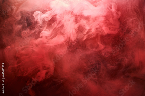 Abstract red ocean background  ruby paints in water  vibrant bright smoke scarlet wallpaper