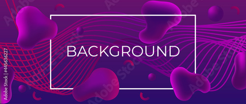 Purple modern background with different abstract textures and figures. Purple color background for cosmetic and web page.