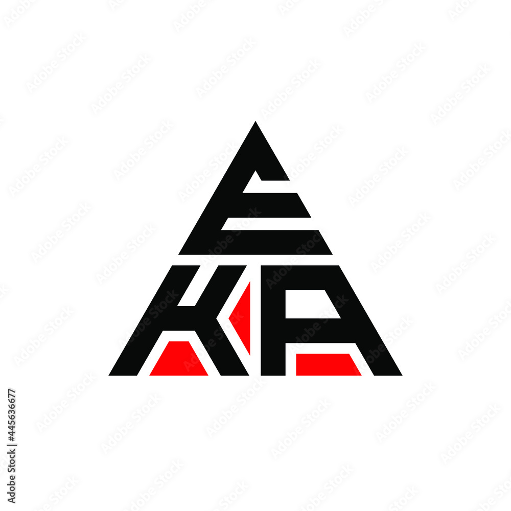 EKA triangle letter logo design with triangle shape. EKA triangle logo design monogram. EKA triangle vector logo template with red color. EKA triangular logo Simple, Elegant, and Luxurious Logo. EKA EKA triangle letter logo design with triangle shape. EKA triangle logo design monogram. EKA triangle vector logo template with red color. EKA triangular logo Simple, Elegant, and Luxurious Logo. EKA