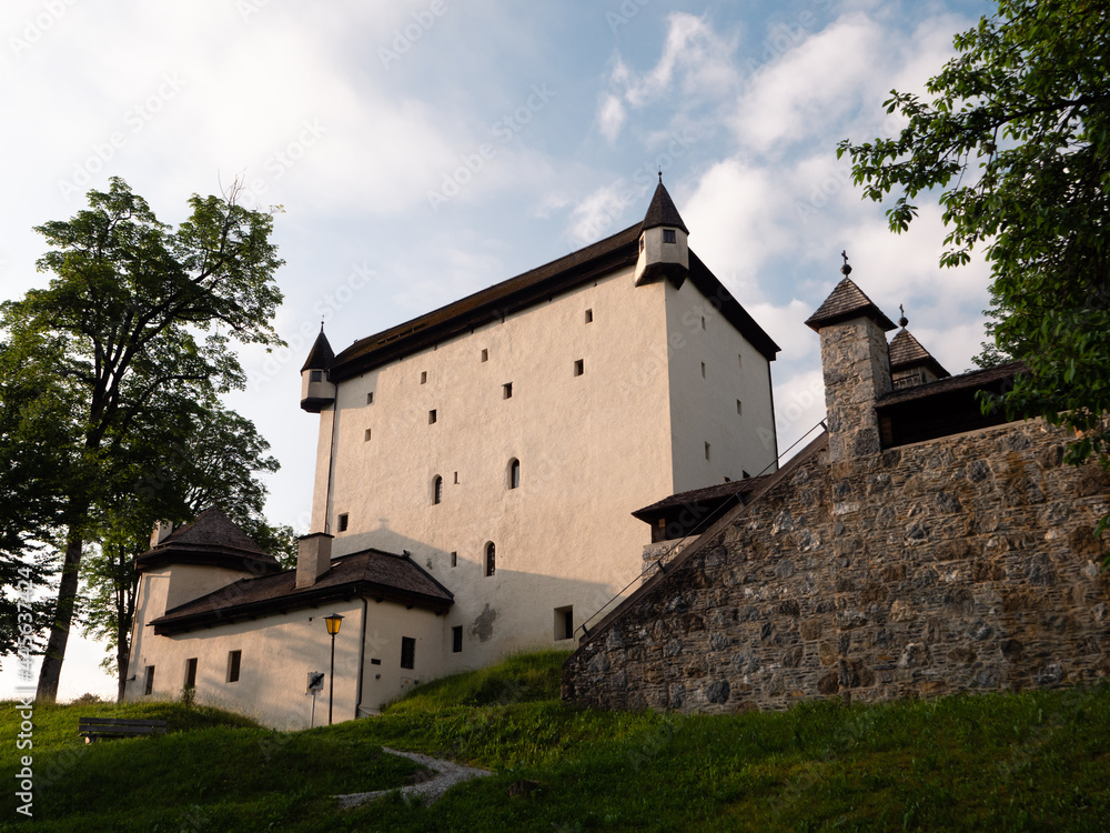 Goldegg Castle in the Pongau Region of Salzburg, Austria