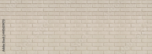 White brick wall texture, seamless repeatable, texture for 3D render. Interior wall.