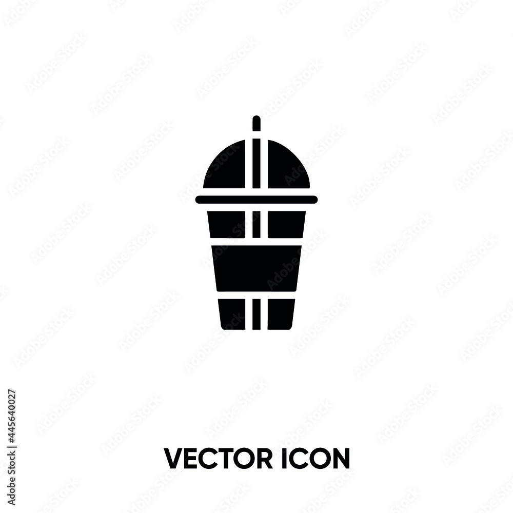 Juice cup vector icon. Modern, simple flat vector illustration for website or mobile app.Plastic cup symbol, logo illustration. Pixel perfect vector graphics Juice cup vector icon. Modern, simple flat vector illustration for website or mobile app.Plastic cup symbol, logo illustration. Pixel perfect vector graphics