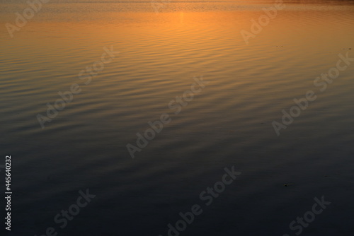 Summer sunset, Jersey, U.K. Calm waters.