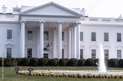 White House as Viewed From Lafayette Park, Washington, District of Columbia photo