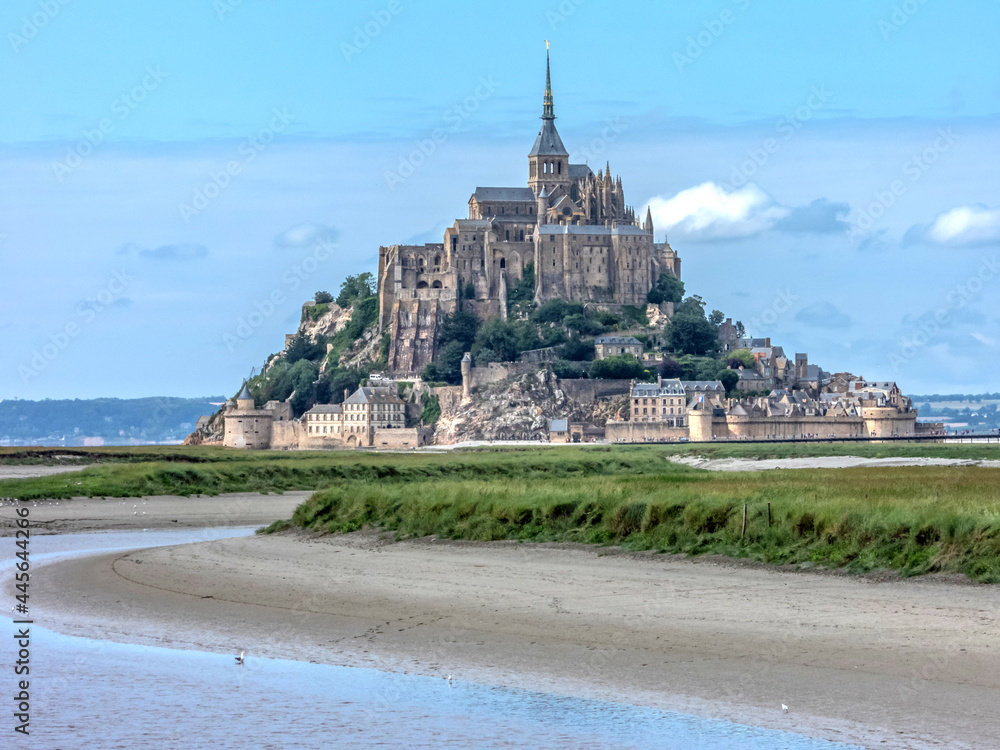 Vue sur le Mont Saint Michel en Normandie