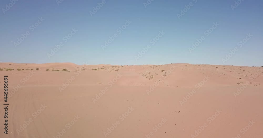 Nature Sand Dunes Desert Aerial Drone Flyover Nature Sand Dunes Desert Aerial Drone Flyover