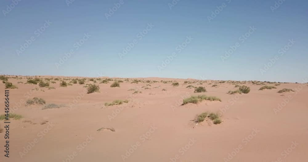 Nature Sand Dunes Desert Aerial Drone Flyover Nature Sand Dunes Desert Aerial Drone Flyover