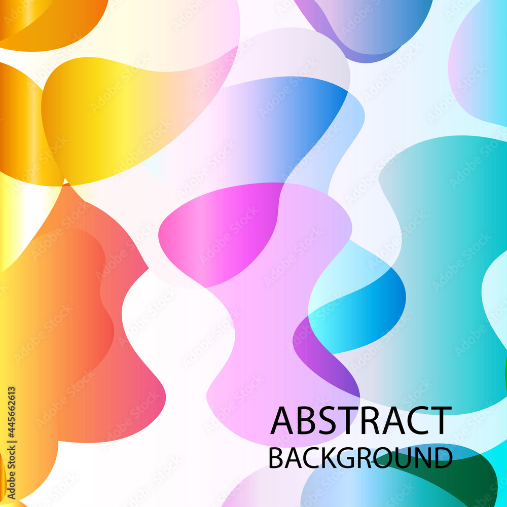 Naklejka Dynamic texture background with fluid shapes modern concept - Vector