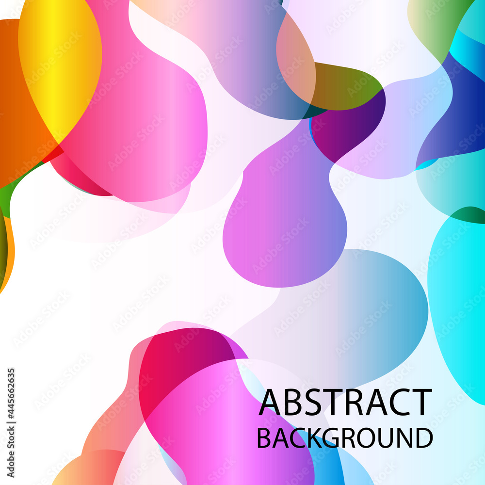 Naklejka Dynamic texture background with fluid shapes modern concept - Vector