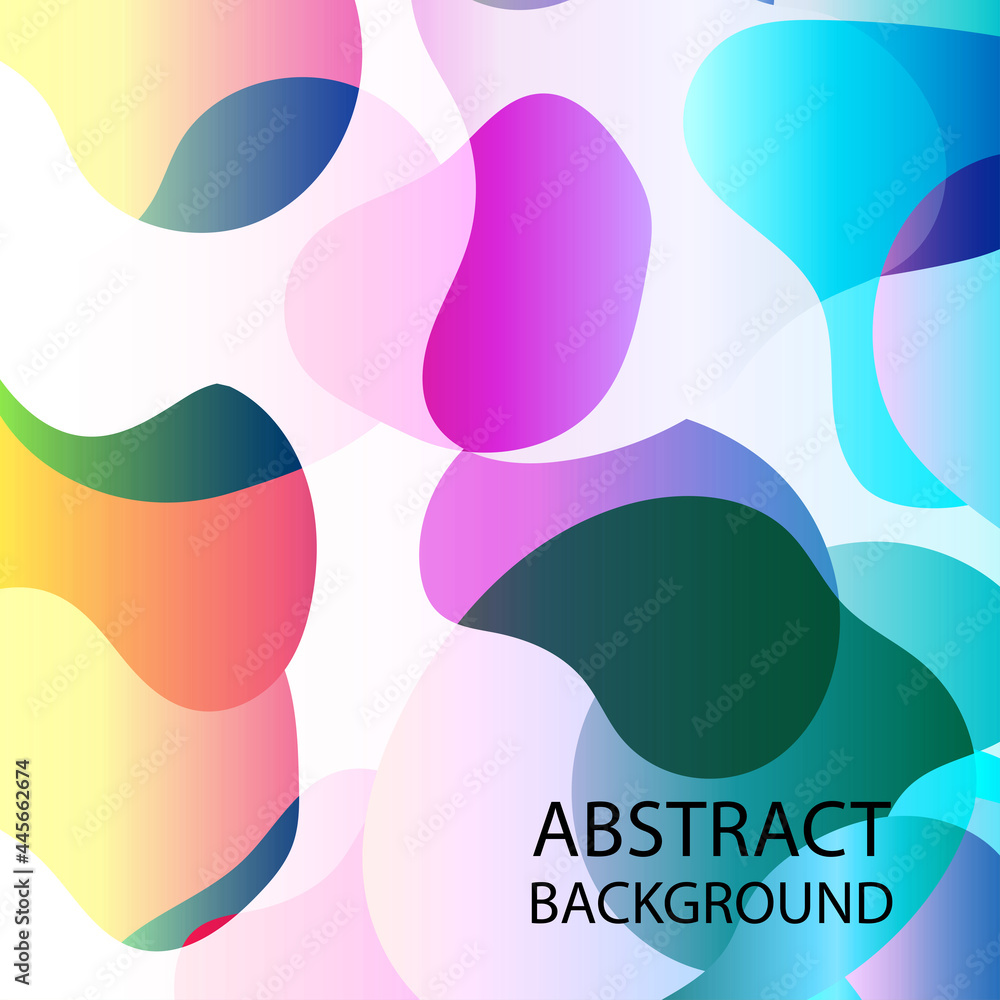 Dynamic texture background with fluid shapes modern concept - Vector