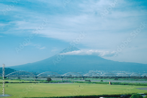 東海道線から見える富士山