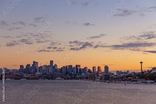 Downtown Seattle at Dusk © Zed