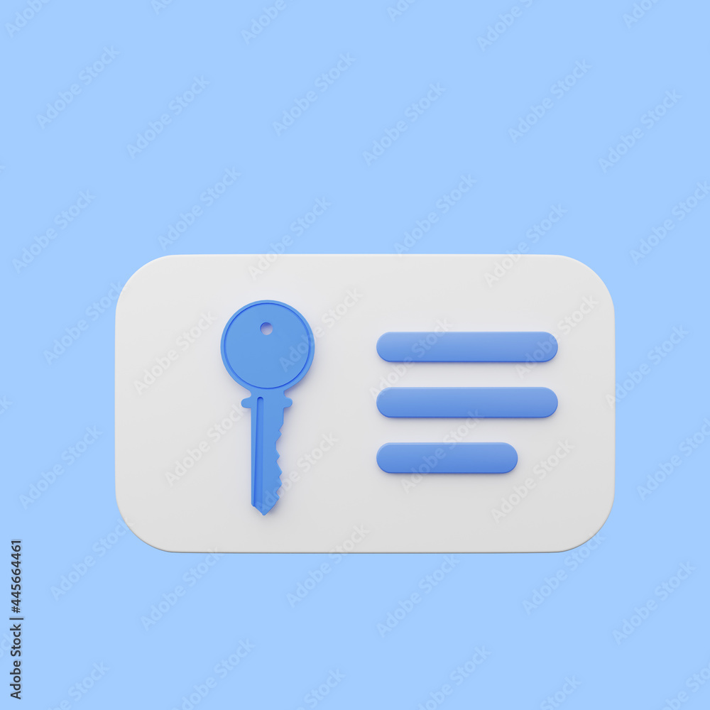 3d illustration of element user interface ui simple icon 3d illustration of element user interface ui simple icon