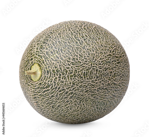 Fresh japanese melons isolated on white background