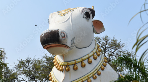 Mahanandeswara Swamy Temple sculpture in Nandyal, India photo