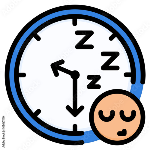 sleep quality line icon