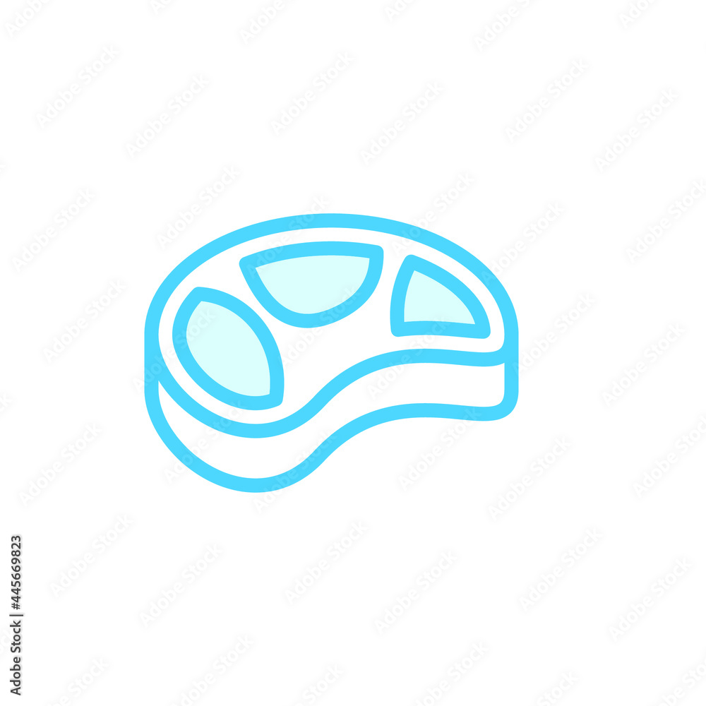 Fototapeta premium Illustration Vector Graphic of Meat icon