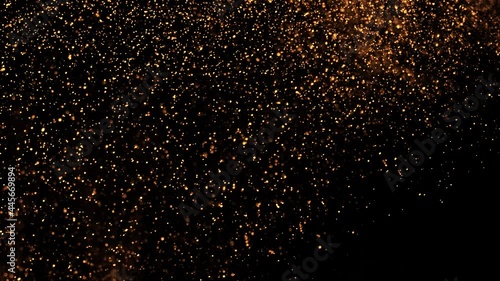 Wallpaper Mural beautiful animation of multi colored flying flickering particles scattered on a black background 4k 1000fps	 Torontodigital.ca