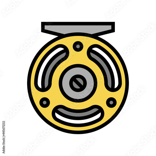 fly fishing color icon vector. fly fishing sign. isolated symbol illustration