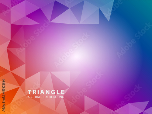 Triangle Abstract background - Vector