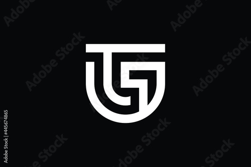 TG logo letter design on luxury background. GT logo monogram initials letter concept. TG icon logo design. GT elegant and Professional letter icon design on black background. T G GT TG