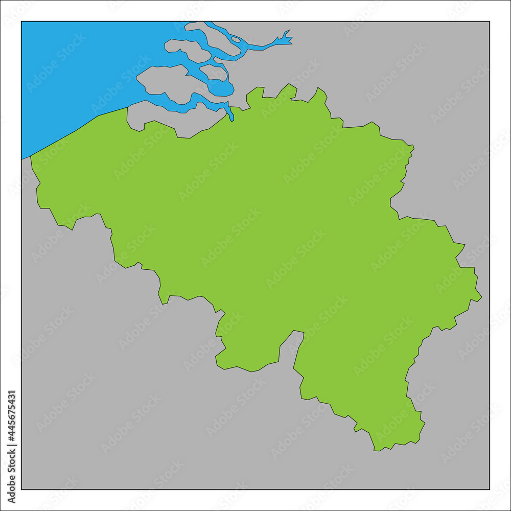 Obraz premium バングラデシュ 地図