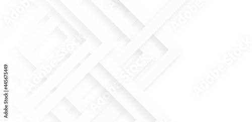 Grey white abstract stripe background geometry shine and layer element vector for presentation design. Suit for business, corporate, institution, party, festive, seminar, and talks.	