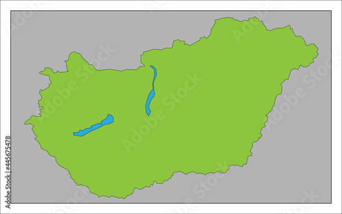 ハンガリー　　　　　　　　　　　　　　　　　　　　　　　　　　　　　　　　　　　地図