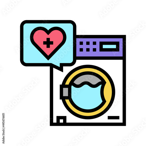 wash laundry homecare service color icon vector. wash laundry homecare service sign. isolated symbol illustration