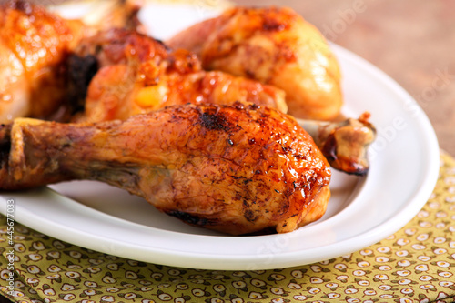 Roast chicken drumsticks