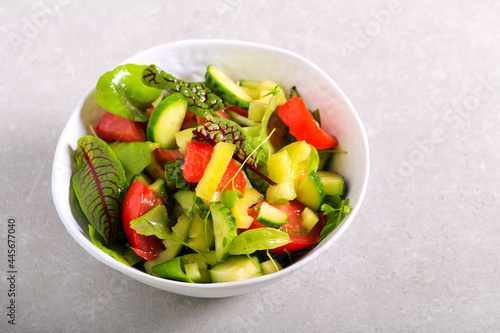 Fresh healthy vegetable salad