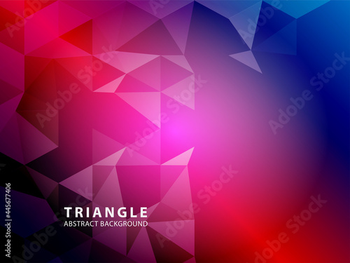 Triangle Abstract Background-Vector
