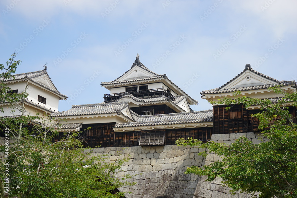 Matsuyama Castle in Ehime, Japan - 日本 愛媛県 松山市 松山城 天守閣 Matsuyama Castle in Ehime, Japan - 日本 愛媛県 松山市 松山城 天守閣
