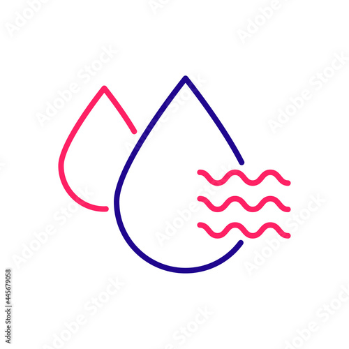 Dry vector 2 colours icon style illustration. EPS 10 file