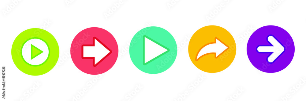 arrow direction set with colorful
arrow direction set with colorful
