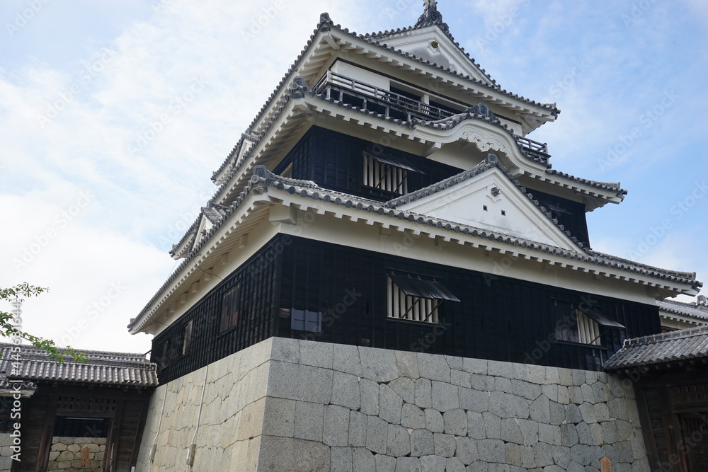Matsuyama Castle in Ehime, Japan - 日本 愛媛県 松山市 松山城 天守閣