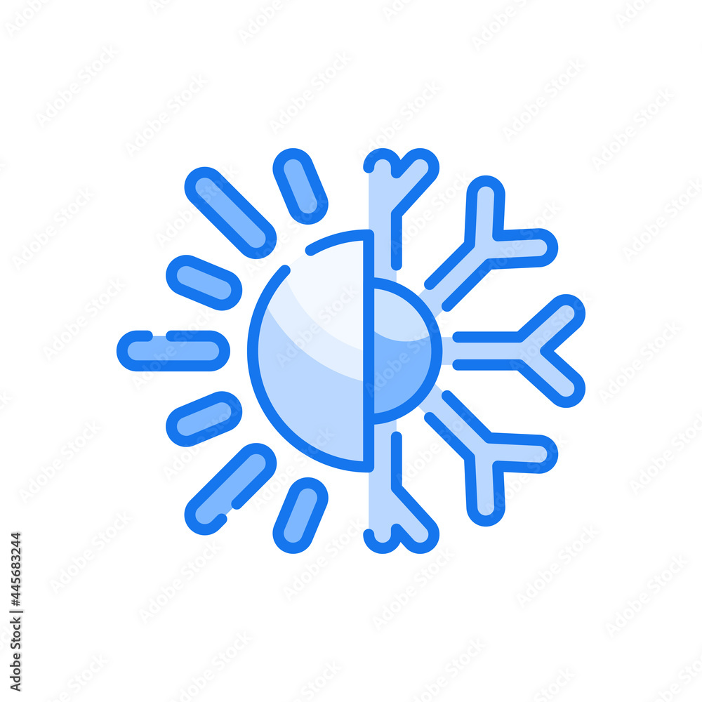 Heating vector Blue colours icon style illustration. EPS 10 file Heating vector Blue colours icon style illustration. EPS 10 file