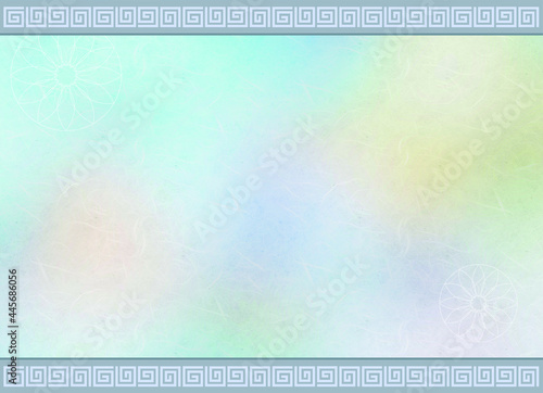 동양적인 패턴의 한지 배경이미지