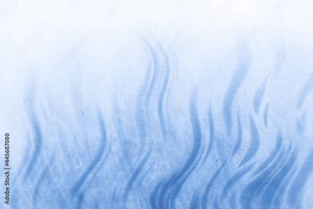 藍色の水の流れ和紙背景