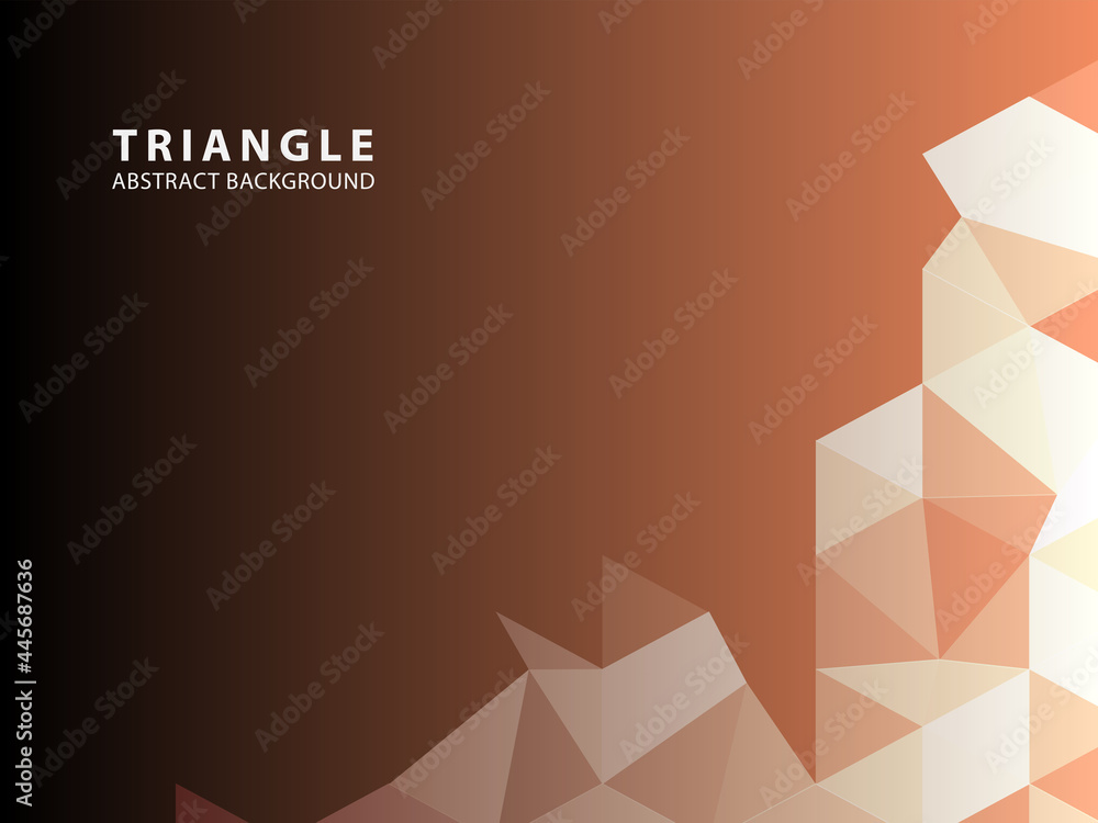Triangle Abstract background - Vector