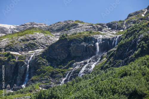 Sofia waterfalls in Arkhyz, Karachay-Cherkessia. Russia