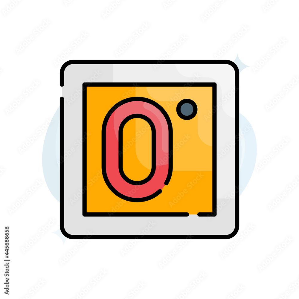 Zero point vector Outline filled icon style illustration. EPS 10 file Zero point vector Outline filled icon style illustration. EPS 10 file