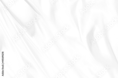 Clean fashion soft fabric textile woven beautiful abstract smooth curve shape decorative white and gray background
