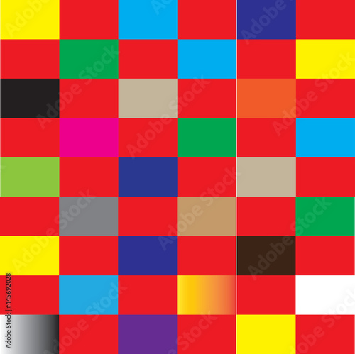 abstract background with multicolor squares © amin