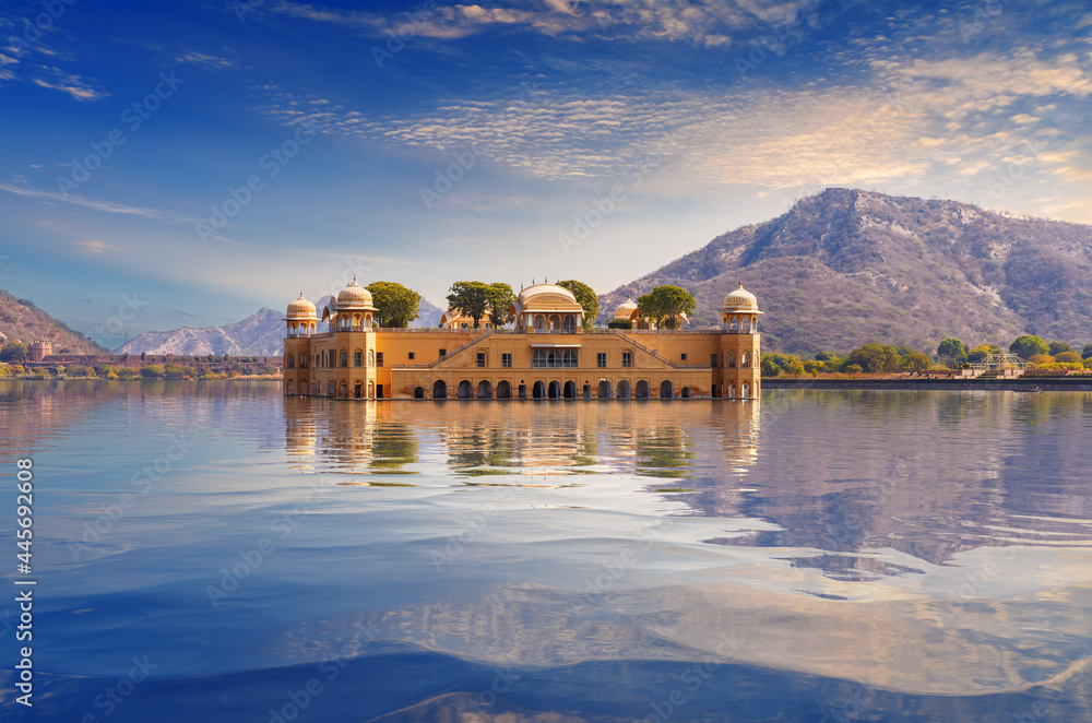 Jal Mahal, a famous water palace of Jaipur, India